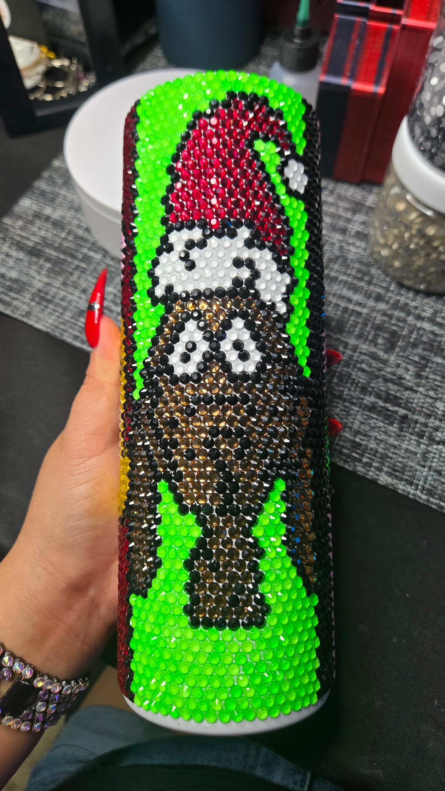 Christmas 20oz Rhinestoned Tumbler