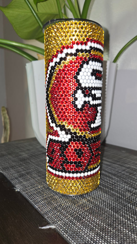 49er Rhinestoned 20oz Tumbler