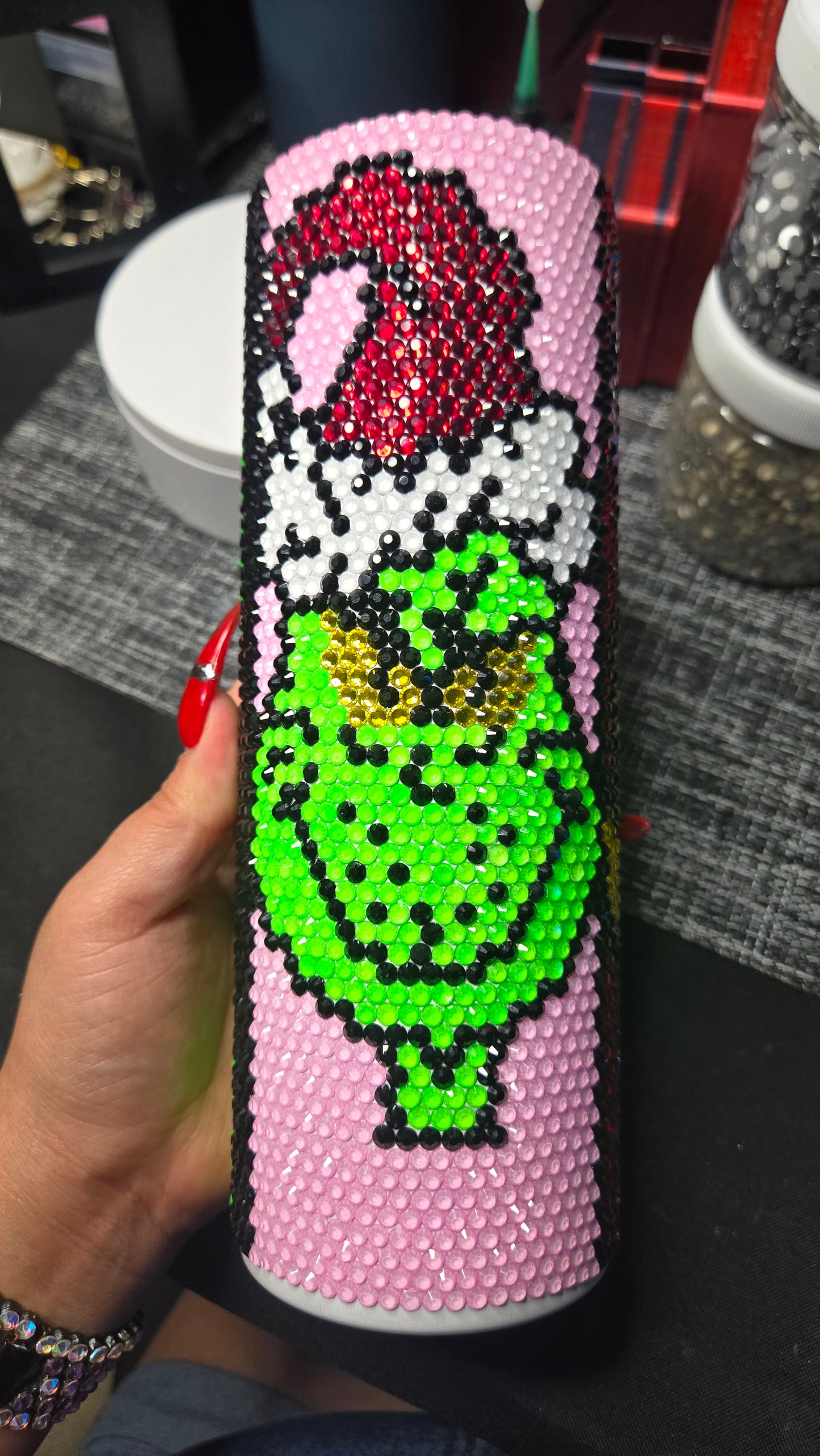 Christmas 20oz Rhinestoned Tumbler